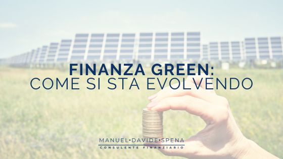 Evoluzione della finanza green